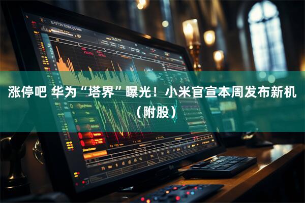 涨停吧 华为“塔界”曝光!小米官宣本周发布新机(附股)