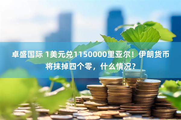 卓盛国际 1美元兑1150000里亚尔!伊朗货币将抹掉四个零,什么情况?