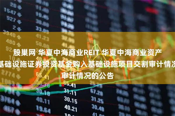 股巢网 华夏中海商业REIT 华夏中海商业资产封闭式基础设施证券投资基金购入基础设施项目交割审计情况的公告